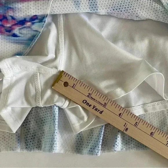 Lucky in Love Tiered Ruffle Skort Tennis Pickleball Golf XL - Picture 6 of 7